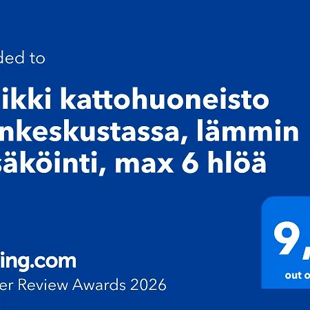 Uniikki Kattohuoneisto Ydinkeskustassa, Laemmin Pysaekoeinti, Max 6 Hloeae アパート